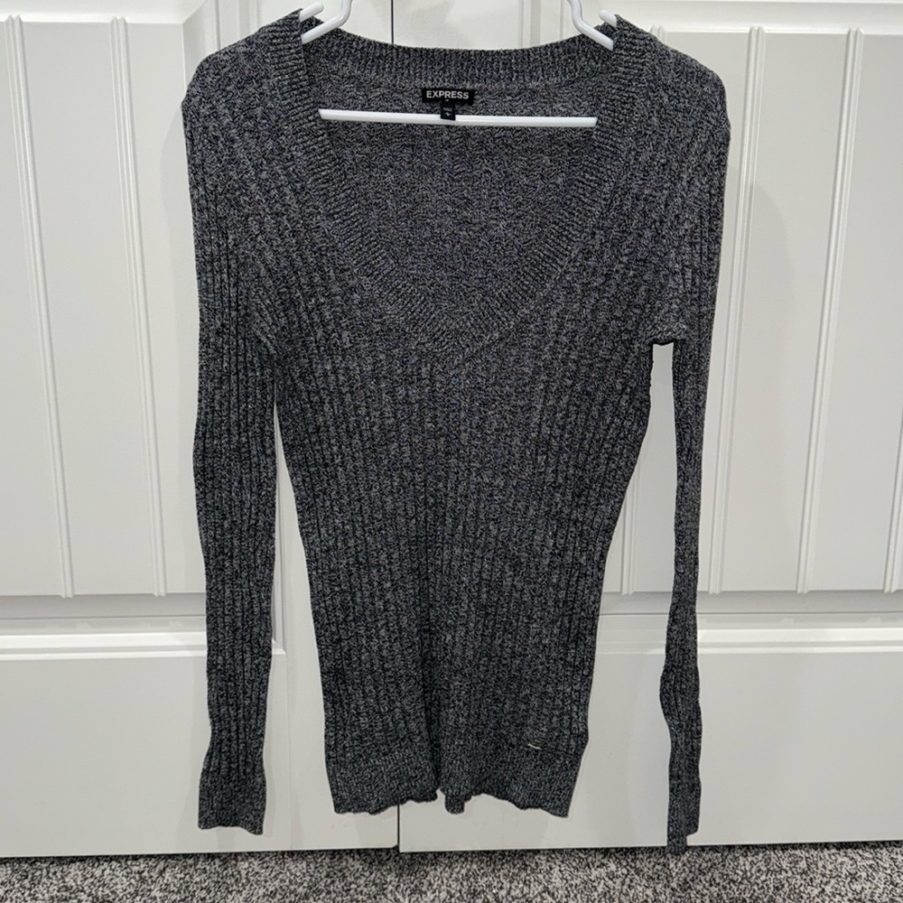 Express V Neck Sweater